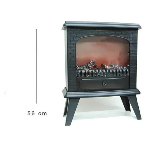 T.Concept LED Işıklı Dekoratif Şömine 44x18 Cm - Görsel 2