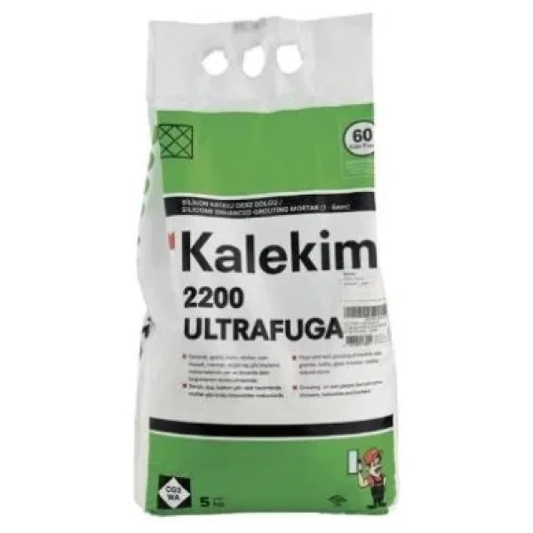 Kalekim 2200 Ultrafuga 5 Kg Silikonlu Sütlü Kahve Derz Dolgu - Görsel 2