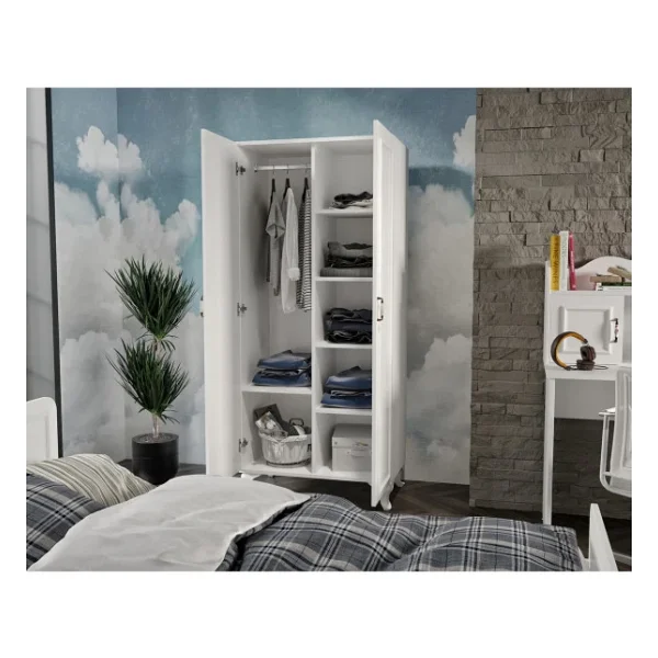 Kznmob Home Snow Country Tarzı Çocuk Odası Takımı - 4 Parçalı Ve Tamamı 1. Kalite Mdf - Görsel 4