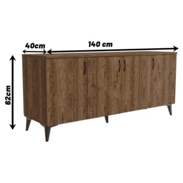 Kznmob Home Çok Amaçlı Mdf Konsol Dolap -18mm Mdf - Görsel 5