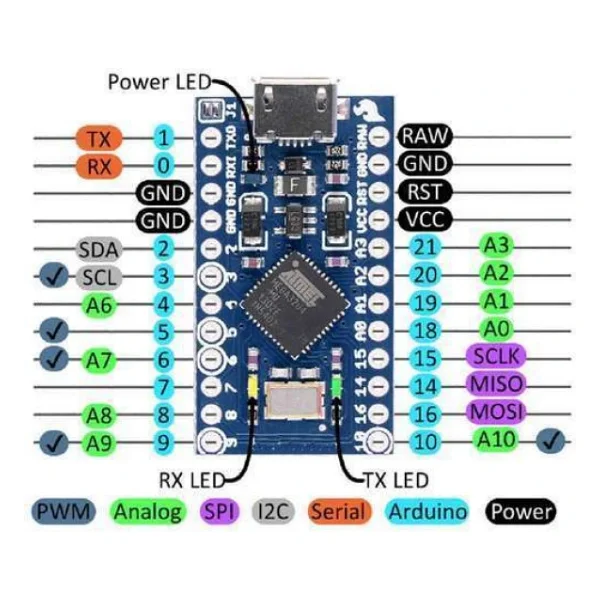 Arduino Pro Micro - Görsel 2