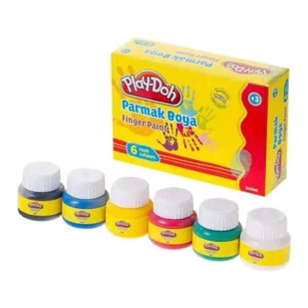 Play Doh Play-Doh 6 Lı Parmak Boya - Görsel 2