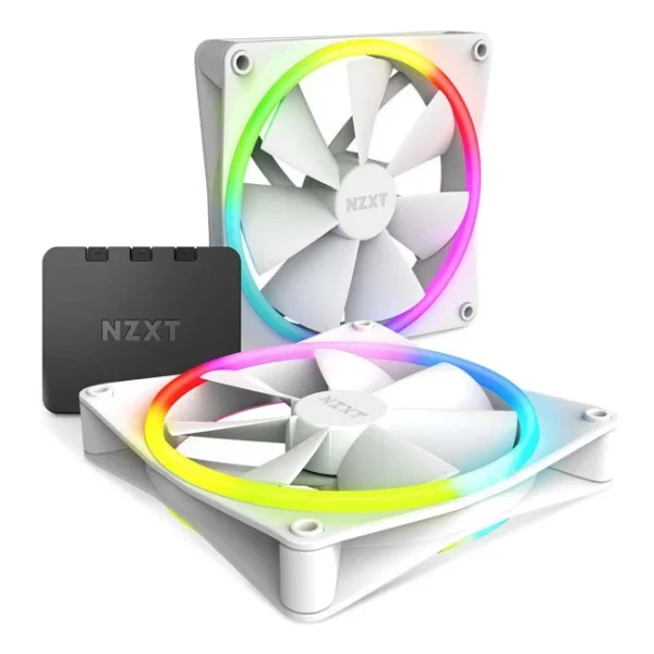 NZXT F140 RGB DUO RF-D14DF-W1 14 cm 2'li Kasa Fanı - Görsel 4