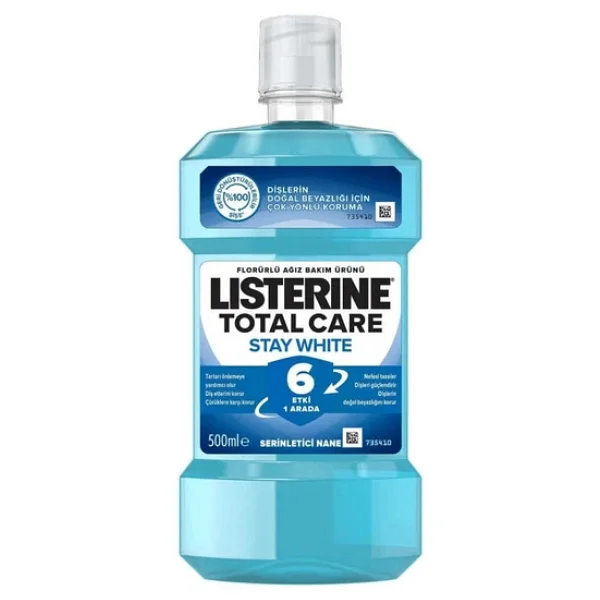 Listerine Stay White 500 Ml Gargara - Görsel 7