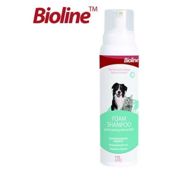 Bioline 220 Gr Köpük Kedi Köpek Şampuanı - Görsel 5