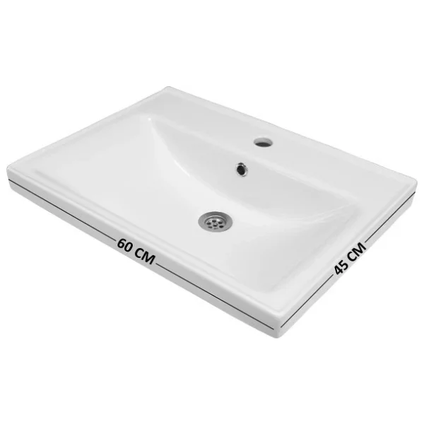 Karen Kemer 60 Cm Lavabolu Banyo Dolabı Seti - Görsel 7
