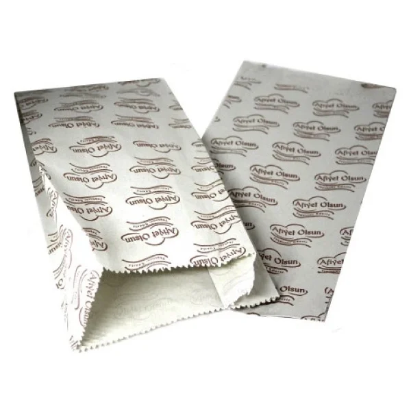Afiyet Olsun Baskılı Körüklü Esmer Kağıt Kese Kağıdı - 15,5x30 Cm. - Ort. 95 Ad. - 1 Kg. - Paket - Görsel 6