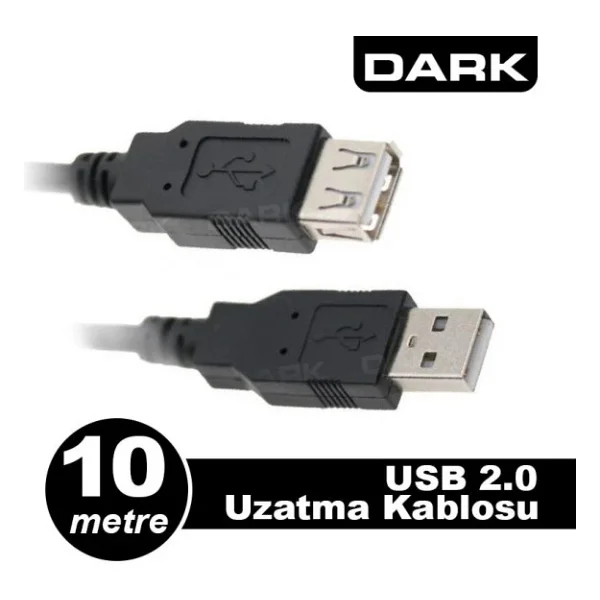 Dark Dk-Cb-Usb2extl1000 10 M USB 2.0 Uzatma Kablosu - Görsel 4
