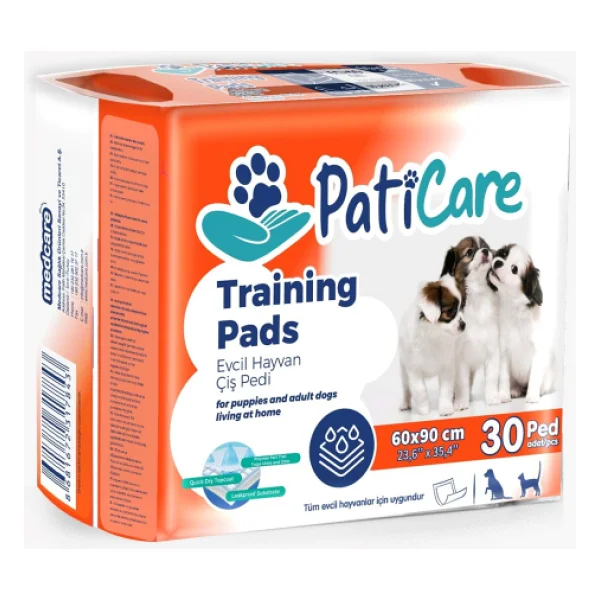 Paticare Trainingpads Yavru Köpek Tuvalet Eğitim Pedi 60x90cm 30lu Çiş Pedi 4adet - Görsel 2
