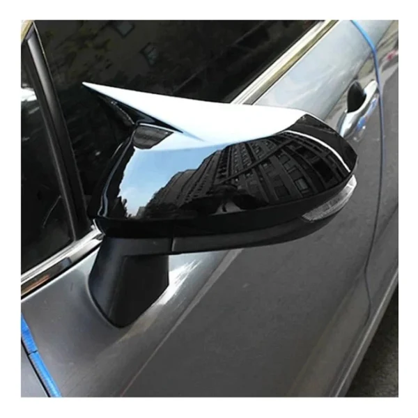 Toyota Auris 2013-2018 Yarasa Batman Ayna Kapağı Piano Black - Görsel 3