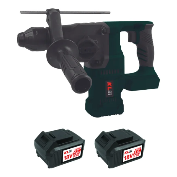 Klpro Klpm18bh-50 Çift Akülü 5 Ah Pnömatik Kırıcı-Delici - Görsel 4