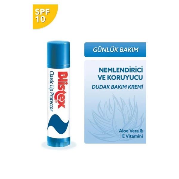 Blistex Classic Lip Protector Spf 10 4.25 Gr Dudak Nemlendirici - Görsel 3