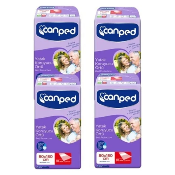 Canped 80x180 Cm 10'lu 4 Adet Yatak Koruyucu Örtü - Görsel 3
