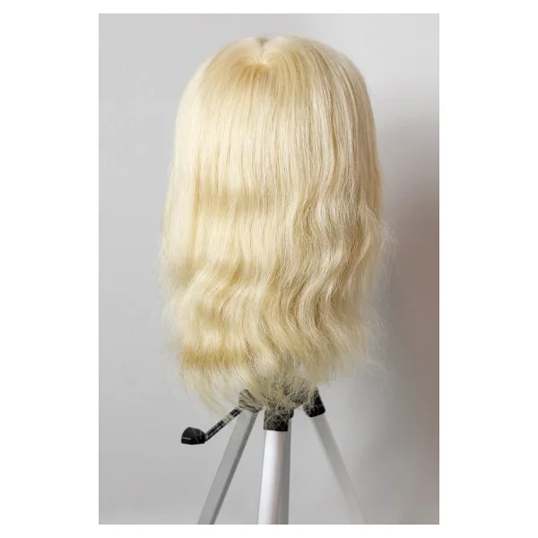 Prodiva Kuaför Gerçek Eğitim Mankeni - 30 Cm Kısa Platin / 613 No - Görsel 2