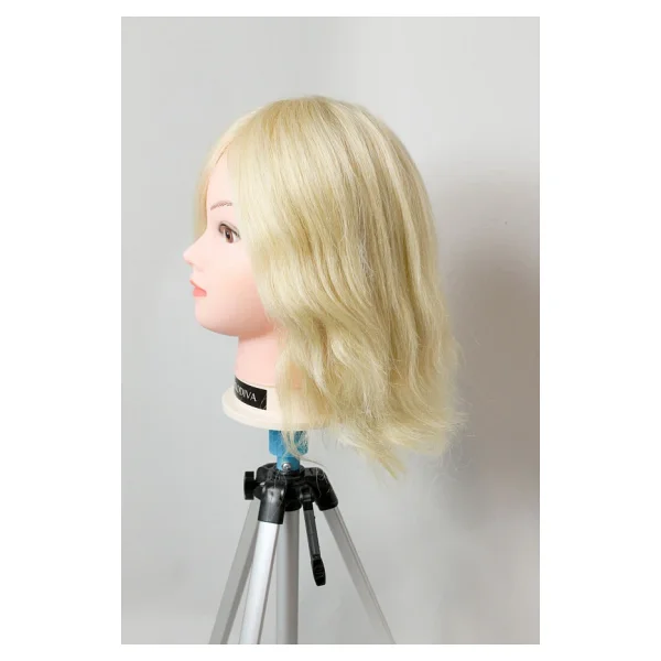 Prodiva Kuaför Gerçek Eğitim Mankeni - 30 Cm Kısa Platin / 613 No - Görsel 5