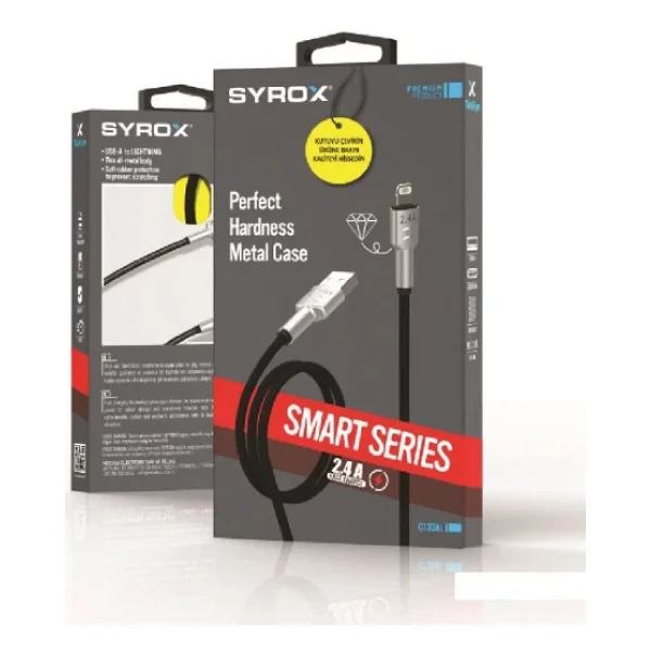 Syrox C133al USB To Lightning Hızlı Şarj Kablosu - Görsel 4
