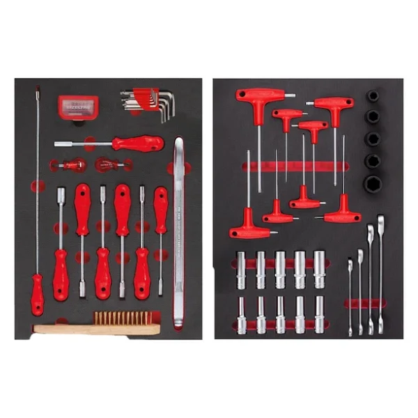 İzeltaş Pro 8241001209 206 Parça 8 Çekmeceli Takım Dolabı Seti - Görsel 9