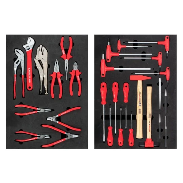 İzeltaş Pro 8241001209 206 Parça 8 Çekmeceli Takım Dolabı Seti - Görsel 10