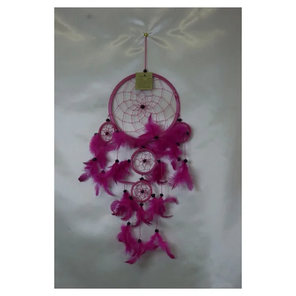 Dream Catcher Düş Kapanı Pembe 11 Cm - Görsel 3