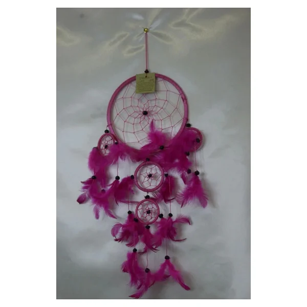 Dream Catcher Düş Kapanı Pembe 11 Cm - Görsel 5