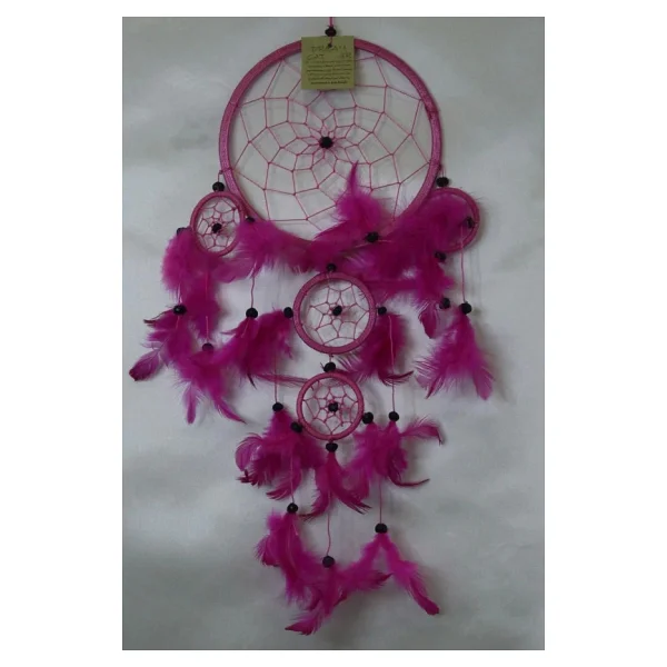Dream Catcher Düş Kapanı Pembe 11 Cm - Görsel 6