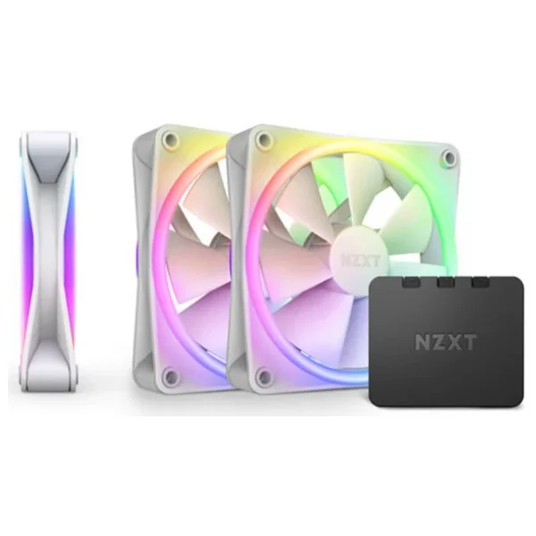 Nzxt F120 RGB Duo Rf-D12tf-W1 Beyaz 12 Cm 3'lü Kasa Fanı - Görsel 4