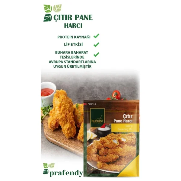 Buhara Baharat Çıtır Pane Harcı 90 Gr - Görsel 4