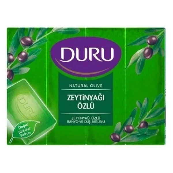 Duru Natural Olive Zeytinyağı Özlü 4x150 Gr Banyo Sabunu - Görsel 3