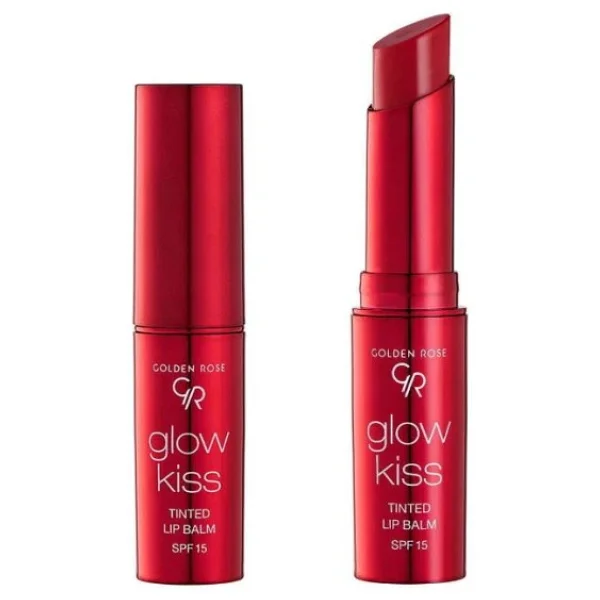 Golden Rose Glow Kiss Tinted Lip Balm 02 Strawberry Ruj - Görsel 4