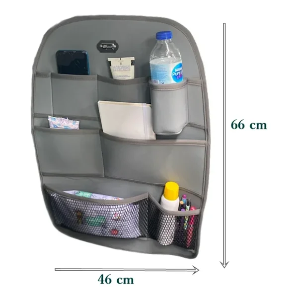 Koltuk Arkası Organizer(Deri)-Gri / Syesy95 - Görsel 7