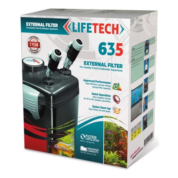 Lifetech 635 600 Lt/H Akvaryum Dış Filtre - Görsel 2