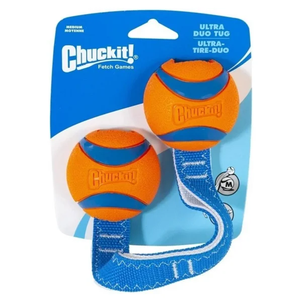 Chuckit! Ultra Duo Tug 2'li Köpek Çekiştirme Topu (Orta Boy) - Görsel 3