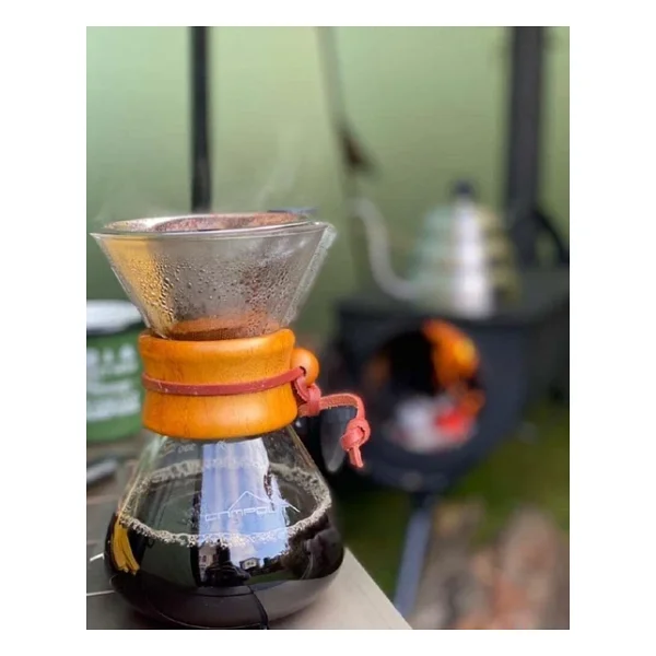 Nurgaz 400 Ml Cam Filtre Kahve Demleme Seti - Görsel 8