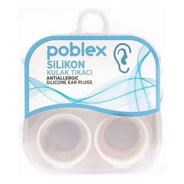 Poblex Silikon 2'li Kulak Tıkacı - Görsel 5
