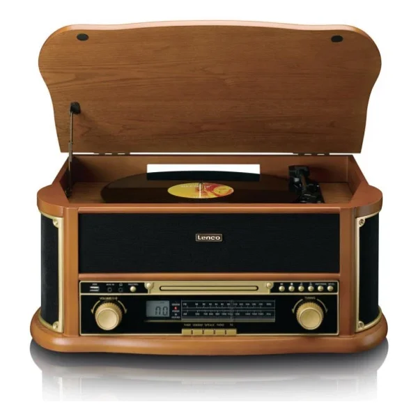 Lenco Classic Phono Tcd-2571 Retro Pikap - Görsel 3