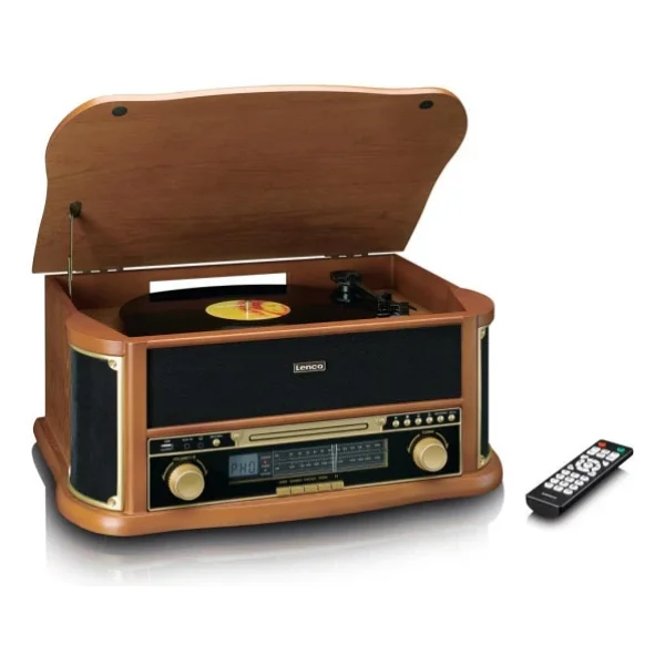 Lenco Classic Phono Tcd-2571 Retro Pikap - Görsel 4