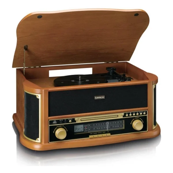 Lenco Classic Phono Tcd-2571 Retro Pikap - Görsel 6
