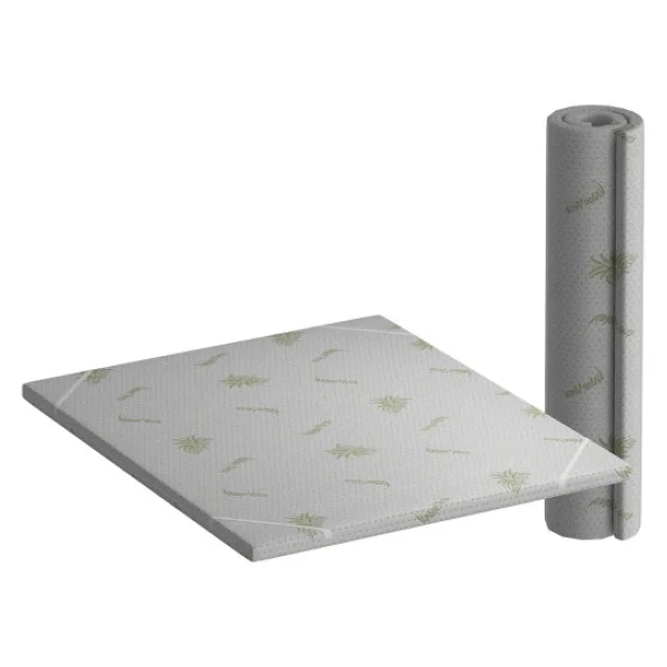Mobpazar Yatak Pedi, Kuş Tüy Süngerli, Full Ortopedik Aloevera Yatak Pedi, 180x200 Cm - Görsel 5