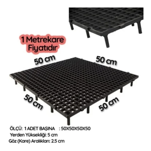 Güvercin Kümes Taban Izgarası (1 M2 4 Adet Fiyatıdır) Tavuk Taban Izgara,yer Izgara 50x50