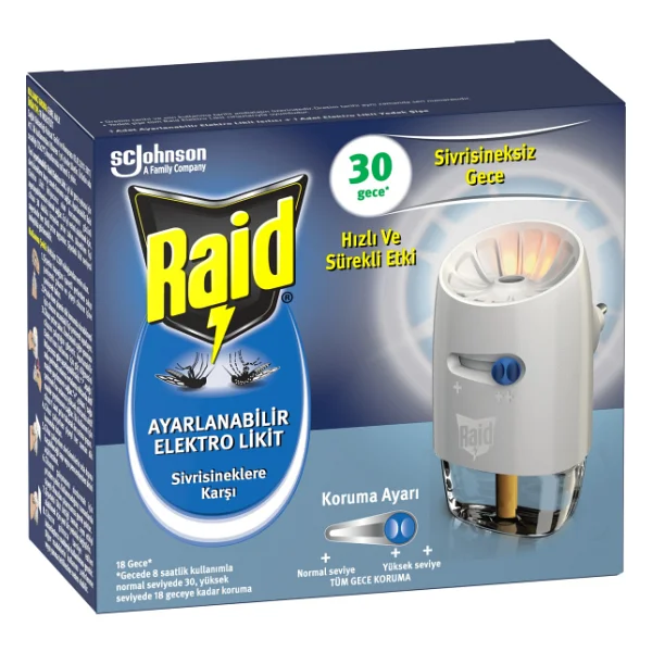 Raid Ayarlanabilir Elektro Likit 30 Gece - Görsel 3