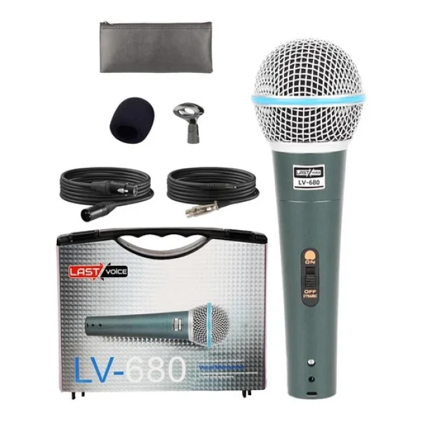Lastvoice Lv-680 Profesyonel Dinamik El Mikrofonu - Görsel 6