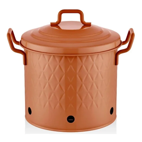 The Mia 30x30x30 Cm Terracotta Patates Soğan Kabı - Görsel 5