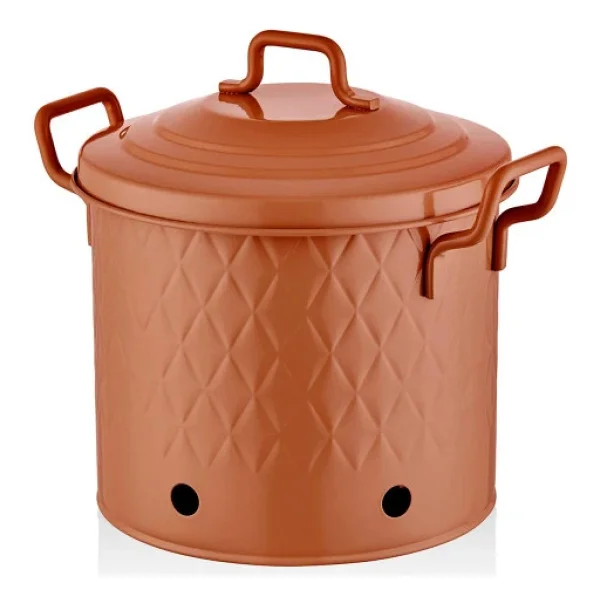 The Mia 30x30x30 Cm Terracotta Patates Soğan Kabı - Görsel 6