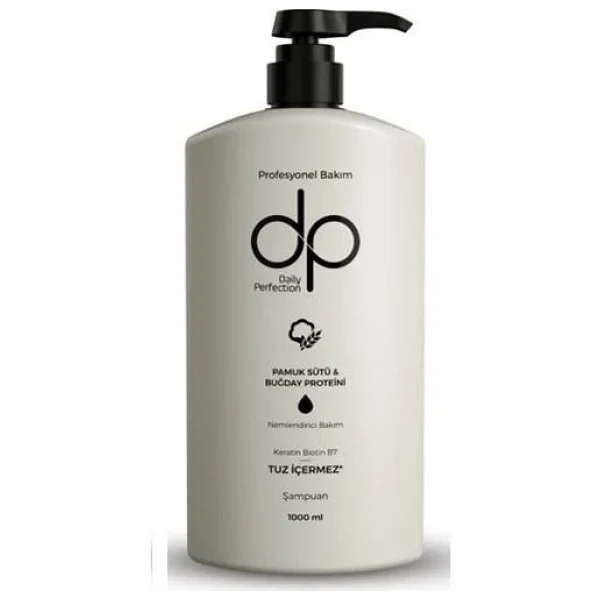 Dp Daily Perfection Pamuk Sütü Ve Buğday Proteini Tuzsuz Şampuan 800 Ml - Görsel 6