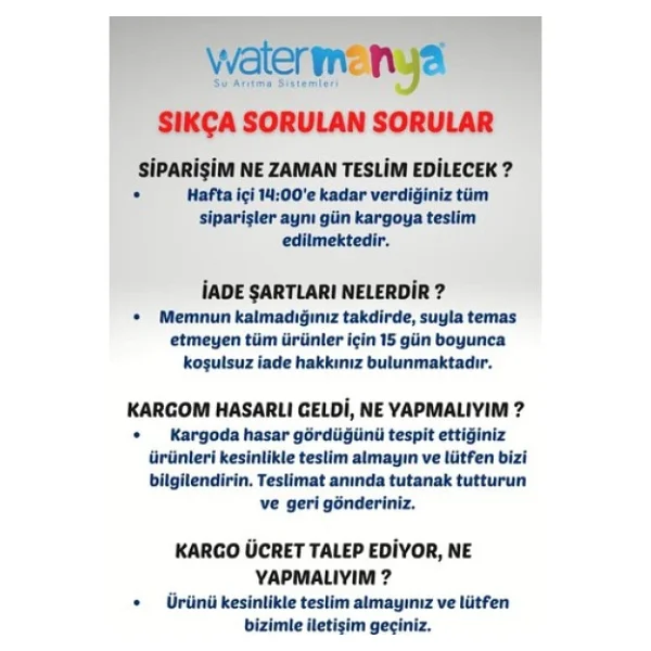 Su Arıtma Quick (Geçmeli) Shut Off Valf 1/4'' - Dört Yollu Vana - Görsel 4