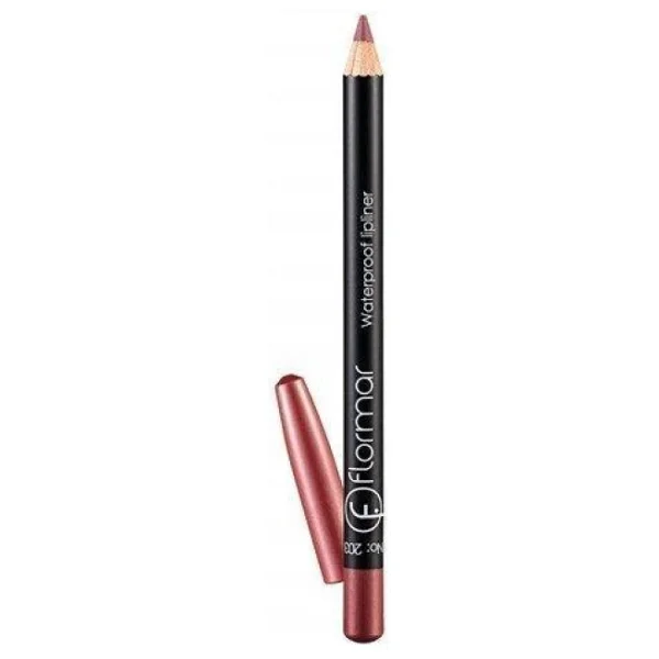 Flormar Waterproof Lipliner 203 Subdued Pink Dudak Kalemi - Görsel 2