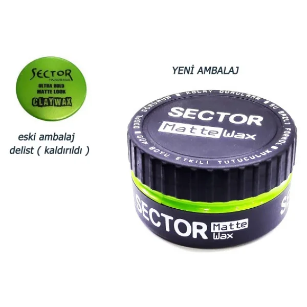 Sector Super Matte Look 150 Ml Wax - Görsel 3