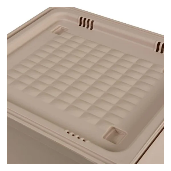 Motek Patateslik Soğanlık Tekerlekli Organizer Çok Amaçlı Saklama Kutusu 1x33 Lt Açık Kahve+Krem - Görsel 4