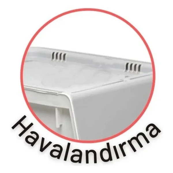 Motek Patateslik Soğanlık Tekerlekli Organizer Çok Amaçlı Saklama Kutusu 1x33 Lt Açık Kahve+Krem - Görsel 5