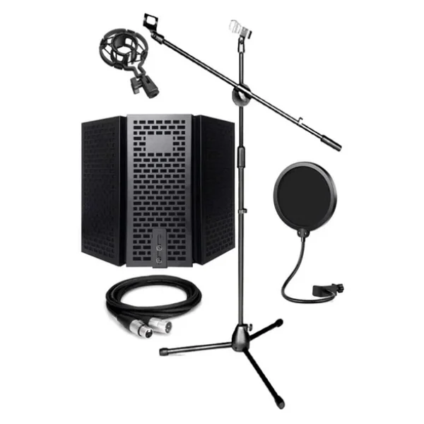 Lastvoice Pf-30x Mikrofon Standı Yalıtım Paneli Xlr Kablo Pop Filter - Görsel 4
